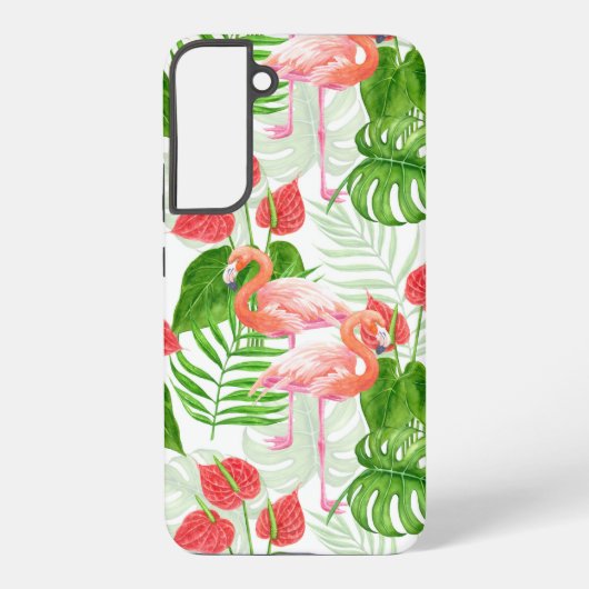 フラミンゴ庭園 SAMSUNG GALAXYケース (裏面)