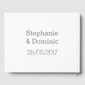 フラミンゴ愛の大月の名前が遡る ゲストブック (裏面)