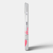 フラミンゴ愛サイド名IPadケース水平 Case-Mate iPhoneケース (裏面 / 左)
