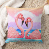 フラミンゴ愛好家 クッション (ブランケット)