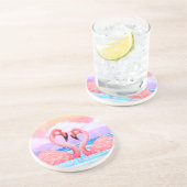 フラミンゴ愛好家 コースター (側面)