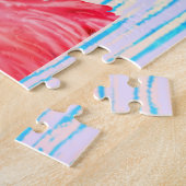 フラミンゴ愛好家 ジグソーパズル (側面)