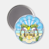 フラミンゴ愛好家 マグネット (正面/裏面)