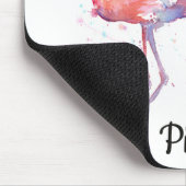 フラミンゴ愛Tシャツ マウスパッド (コーナー)