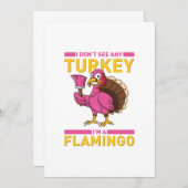 フラミンゴ感謝祭だ 案内状 (正面/裏面)