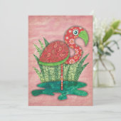 フラミンゴ招待状 招待状 (スタンド正面)