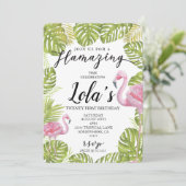 フラミンゴ招待状 招待状 (スタンド正面)