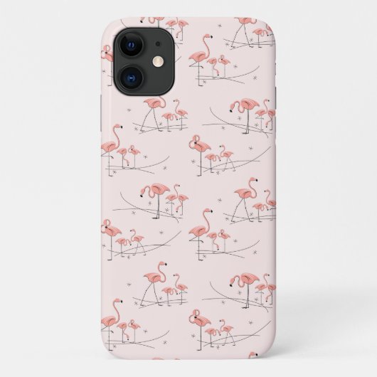 フラミンゴ数々のスピンクiPhoneケース Case-Mate iPhoneケース (裏面)