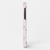 フラミンゴ数々のスピンクiPhoneケース Case-Mate iPhoneケース (裏面/左)