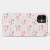 フラミンゴ数々のスピンクiPhoneケース Case-Mate iPhoneケース (裏面(横))