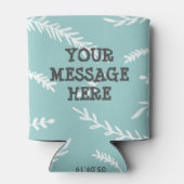 フラミンゴ新郎新婦パーソナライズされたクーラーボックス 缶クーラー (裏面)