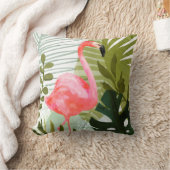 フラミンゴ森林 クッション (ブランケット)