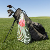 フラミンゴ森林 ゴルフタオル (グリーン)