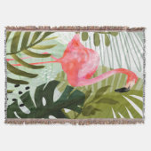 フラミンゴ森林 スローブランケット (正面)