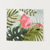 フラミンゴ森林 タペストリー (正面(横))