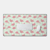 フラミンゴ模様 デスクマット (キーボード&マウス)