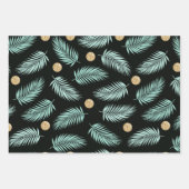 フラミンゴ模様 ラッピングペーパーシート (正面2)