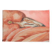 フラミンゴ模様 枕カバー (裏面-左)