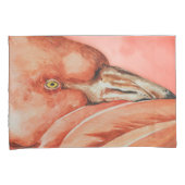 フラミンゴ模様 枕カバー (正面右)