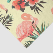 フラミンゴ模様 薄葉紙 (詳細)