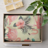 フラミンゴ模様 薄葉紙 (ギフト)