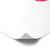 フラミンゴ模様，鳥のポスター，夏 ポスター (角)