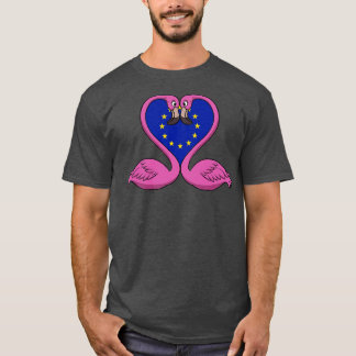 フラミンゴ欧州連合 Tシャツ