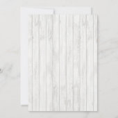 フラミンゴ水彩結婚式招待状 招待状 (裏面)