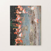 フラミンゴ池シンガポール。 ジグソーパズル (縦)