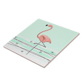 フラミンゴ海アクアフリップタイル タイル (側面)