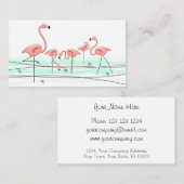 フラミンゴ海グループ名刺 名刺 (正面/裏面)