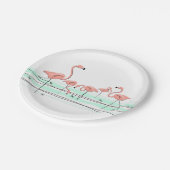 フラミンゴ海グループ紙プレート ペーパープレート (アングル)
