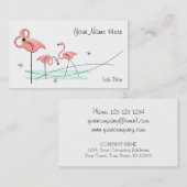 フラミンゴ海トリオ名刺 名刺 (正面/裏面)