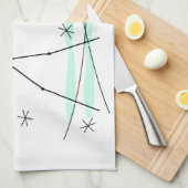 フラミンゴ海トリオ2キッチンタオル キッチンタオル (四つ折り)