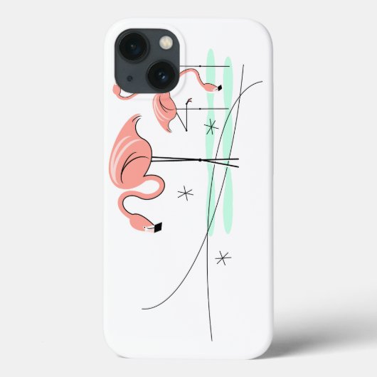フラミンゴ海トリオ3 iPadケース Case-Mate iPhoneケース (裏面)