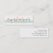 フラミンゴ海ライン側文字スキニー スキニー名刺 (正面/裏面)