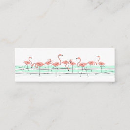 フラミンゴ海ライン側文字スキニー スキニー名刺