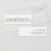 フラミンゴ海ライン側文字スキニー スキニー名刺 (正面/裏面)