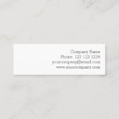 フラミンゴ海ライン側文字スキニー スキニー名刺 (裏面)