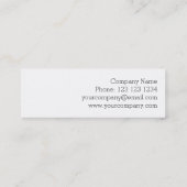 フラミンゴ海ライン側文字スキニー スキニー名刺 (裏面)