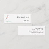 フラミンゴ海側文字スキニー スキニー名刺 (正面/裏面)