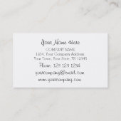 フラミンゴ海名刺（白） 名刺 (裏面)