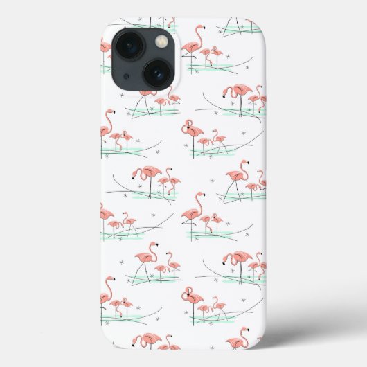 フラミンゴ海数々のiPadケース Case-Mate iPhoneケース (裏面)