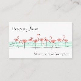 フラミンゴ海線名刺 名刺