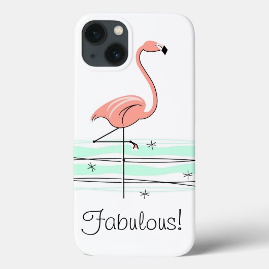 フラミンゴ海「素晴らしい!」iPad Miniケース Case-Mate iPhoneケース (裏面)