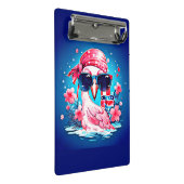 フラミンゴ漫画とアメリカ国旗–69681 ミニクリップボード (アングル)