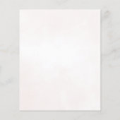 フラミンゴ熱帯アロハキッズバジェットバースデーパーティー (裏面)