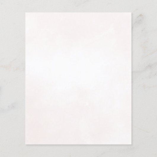 フラミンゴ熱帯アロハキッズバジェットバースデーパーティー (裏面)