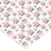 フラミンゴ熱帯クリスマス テーブルクロス (アングル)