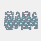 フラミンゴ熱帯クリスマス フェイバーボックス (折り畳みなし)